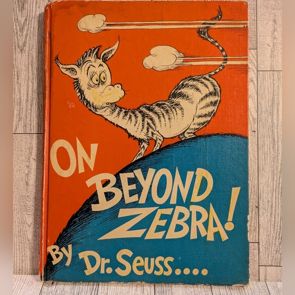 Dr. Seuss On Beyond Zebra! - Bold Orange and Blue Edition Book - Picture 2 of 12